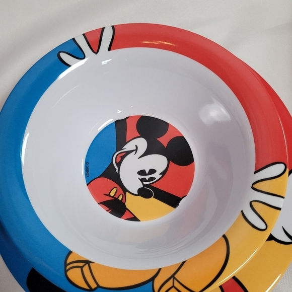 NIB Mickey & Co Mickey Mouse 6 Piece Child's Dish Set - Picture 6 of 9